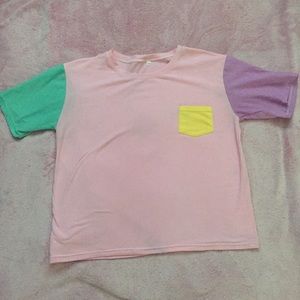 Color Block Tee Shirt ⚠️ FINAL PRICE